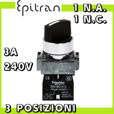 Selettore Rotativo 2P5T - Switch 2 Poli 5 Posizioni Per Radio, TV E Apparecchi Elettronici (3 Pezzi) - Foto 2