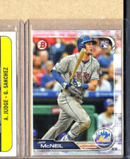 Jeff McNeil-2019 Bowman Rookie Card-Mets-#90-Mint