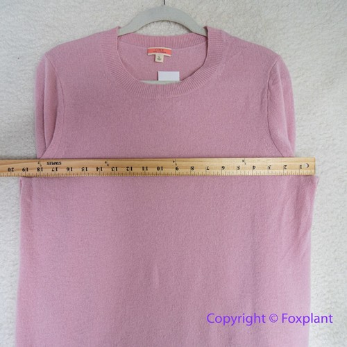 New! J. Crew *flawed* Cashmere classic-fit crewneck sweater, size L - Imagen 8 de 13