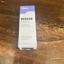 Hero Cosmetics Rescue Balm, Post Blemish Recovery Cream 0.507 fl oz Exp 9/25