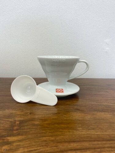 Hario V60 Ceramic Coffee Dripper White - Size 01 - 1 Cup