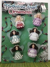 Patrones de ganchillo ático Annies piedra de nacimiento adornos de ángel 871212 Norma Gale 1998