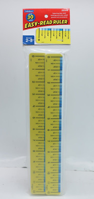 Lakeshore Learning DD349 Easy Read 12'' Ruler Set of 30 Grades 2-5 Sealed
