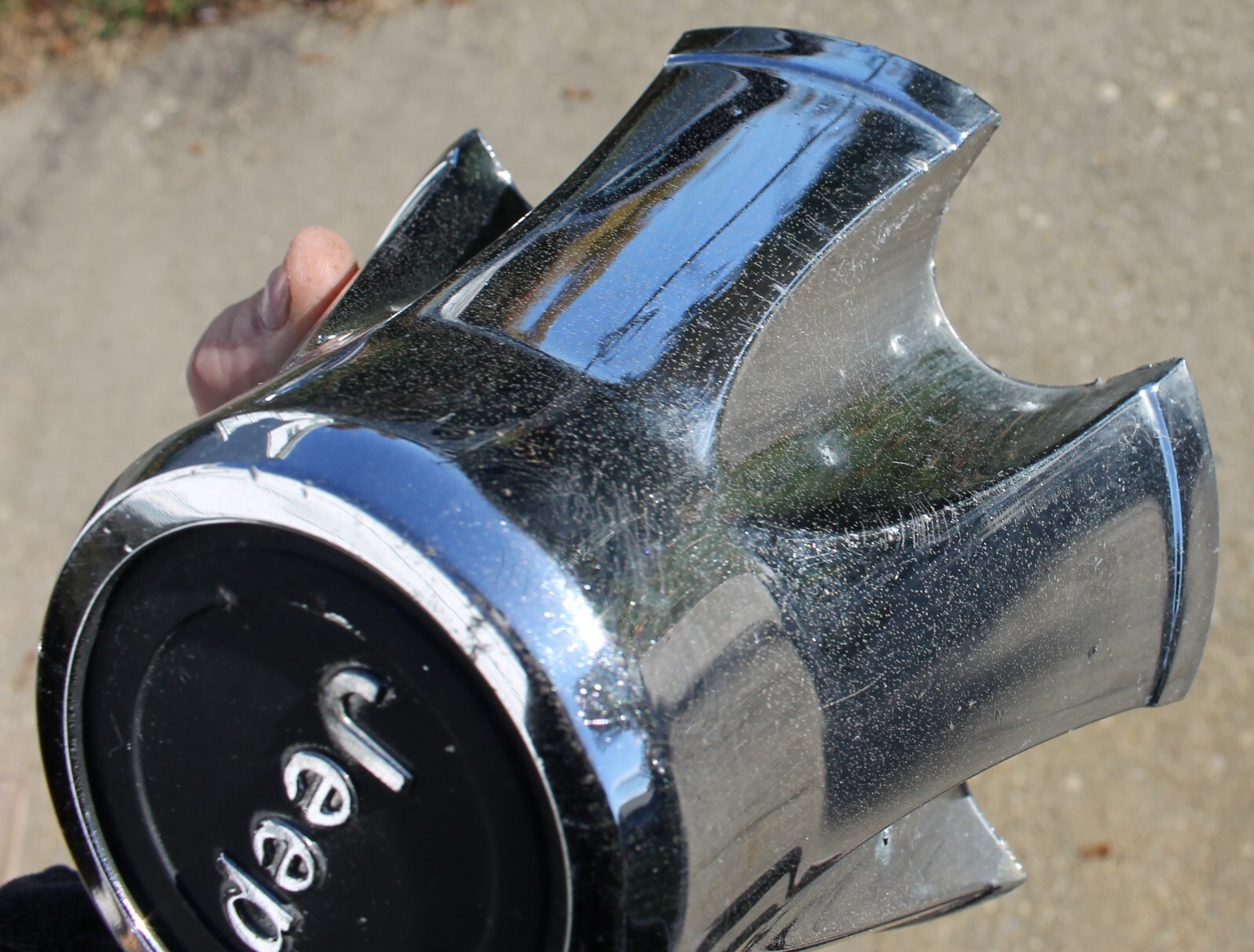 19761986 Jeep CJ CJ5 CJ7 CJ8 Laredo OEM AMC Chrome Wheel Center Cap eBay