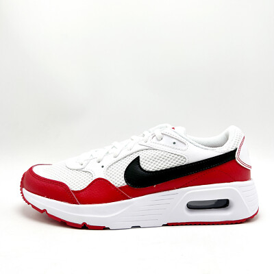 NEW* Youth Nike Air Max SC GS J White / Red (CZ5358 106), Sz