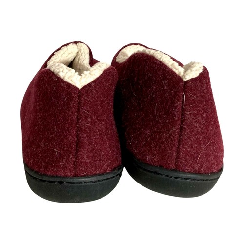 RockDove Women’s Slipper Faux Fur Comfort House Shoes Burgundy Red Size 8 - Picture 4 of 8