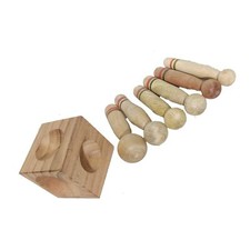 Wooden Dapping Block/Doming Block/Wooden Block With Set Of Wooden Doming Punch