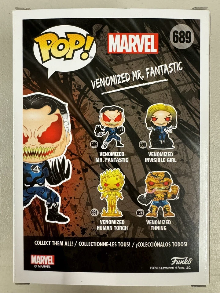 Venomized Mr. Fantástico 689 ~ Marvel: Venom ~ Vinilo Funko Pop + PROTECTOR GRATIS Foto 3 de 4