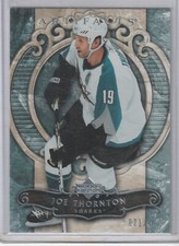 2007-08 UD ARTIFACTS Joe Thornton Silver #68, 21/100 San Jose Sharks Mint