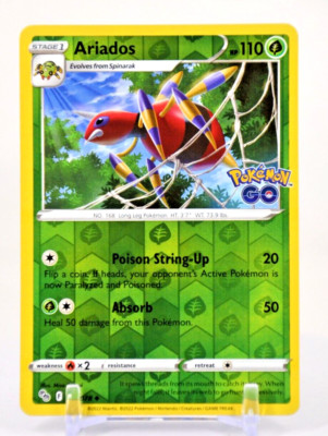 Pokemon TCG Pokemon GO Ariados 007/078 Uncommon Reverse Holo