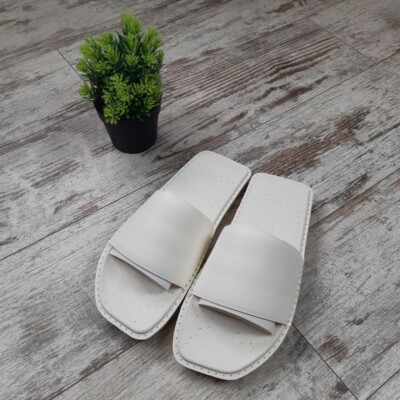 Adidas Y-3 Water Slides White FZ6424 Size 8 US | eBay