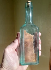 DR.M.M.FENNER'S COUGH HONEY FREDONIA,NY 1901 DATED BOTTLE WITH LABEL SCARCE