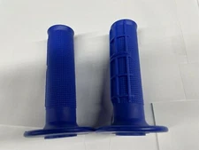 MX VINTAGE STYLE ROYAL BLUE 1/2 WAFFLE GRIPS  HONDA XR XL CR MR SL CRF MT  7/8"