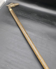 EAGLE HANDLE WALKING CANE STICK WOODEN LOOK WALKING CANES Vtg