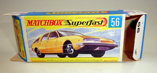 Matchbox SF Nr.56A BMC Pininfarina pink/rosa rare Farbe dünne Räder in Box - Bild 8 von 8