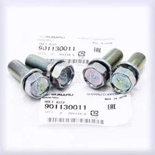 GENUINE OEM SUBARU FORESTER BRAKE DISC CALIPER BRACKET MOUNT BOLTS 901130011 x4