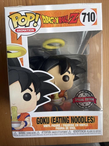 Funko POP Dragon Ball Z Goku (Eating Noodles) #710 Vinyl Figure