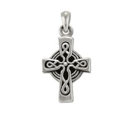 Sterling Silver Celtic Cross Charm Pendant | eBay