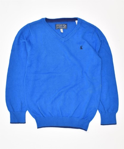 JOULES Boys V-Neck Jumper Sweater 9-10 
