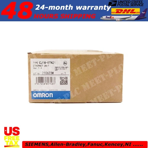 Original Omron CJ1W-ETN21 Ethernet Unit Programmable Controller