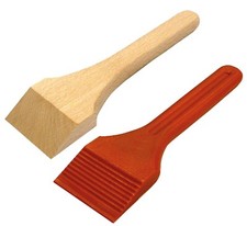 Klotzkelle Klotzeheber Verglasungsklotzl&ouml;ffel aus Kunststoff oder Holz