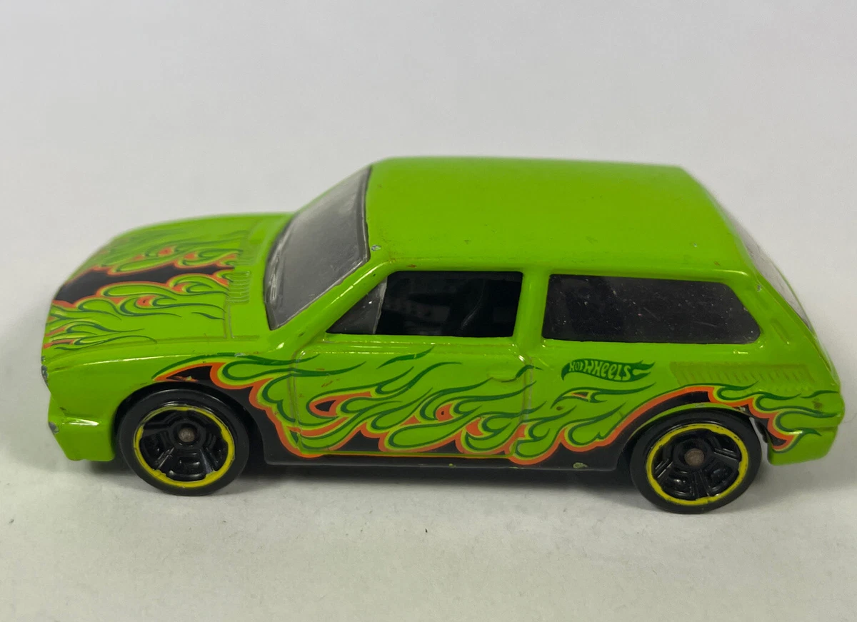 Hot Wheels 2010 Volkswagen VW Brasilia Green flames Loose eBay