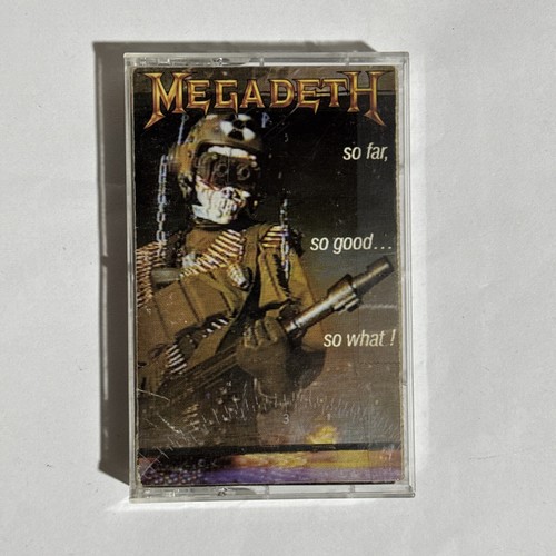 Megadeth So Far So Good So What Cassette Tape 1988 Capital Records Thrash Metal