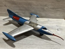 VINTAGE LARGE MAR MARX FRICTION DRIVE SOUND PLANE AIRPLANE JET Damaged 