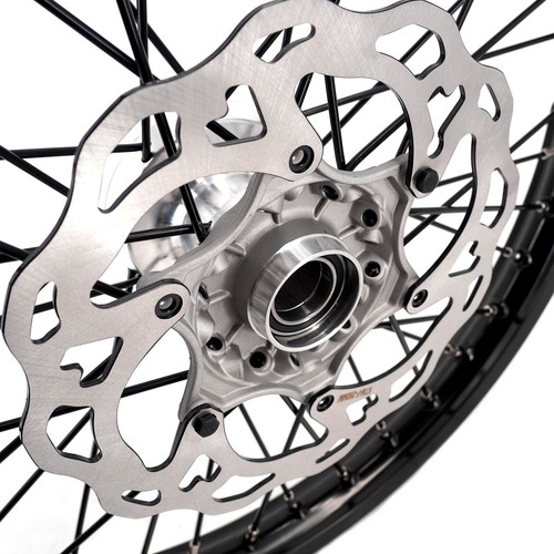 KKE 21/19 Cast Dirt Bike Wheels for 2023-24 KTM SXF XC 125-450cc Rims Silver Hub - Picture 8 of 14