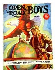 Vintage 1935 THE OPEN ROAD FOR BOYS from June ~ Boy Scouts Magazine 