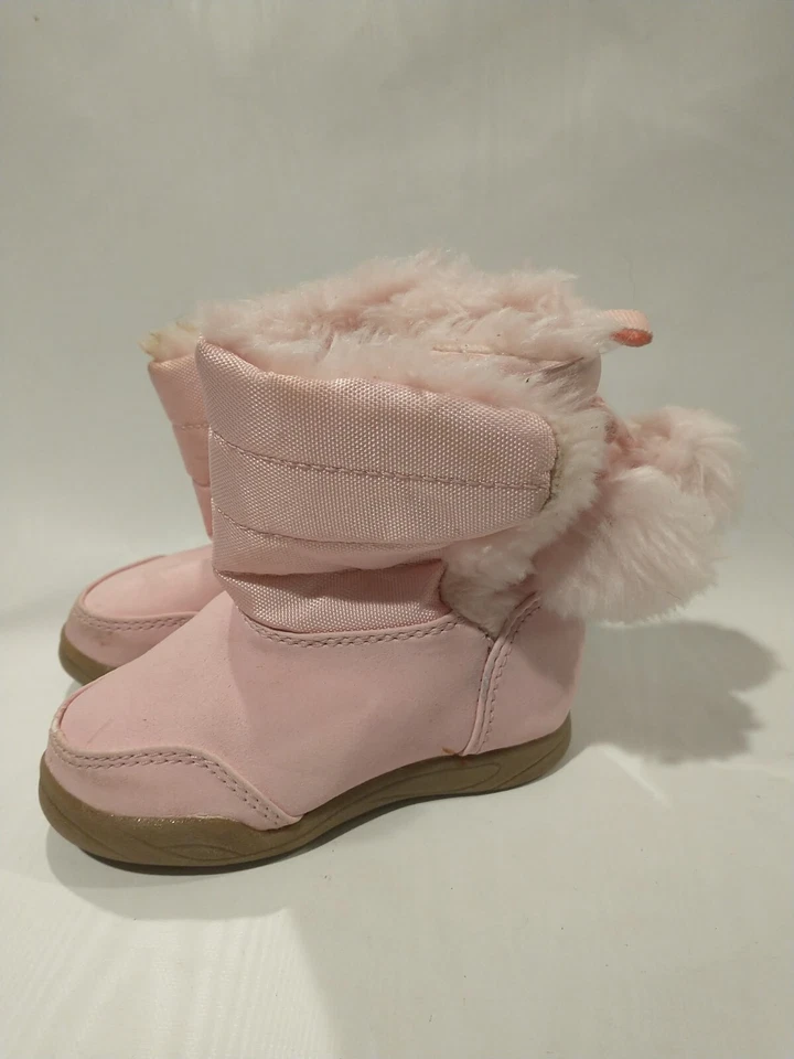 Faded Glory Pommy Zapatos para Niños Pequeños Niñas Bota de Nieve Talla 4 Foto 3 de 4