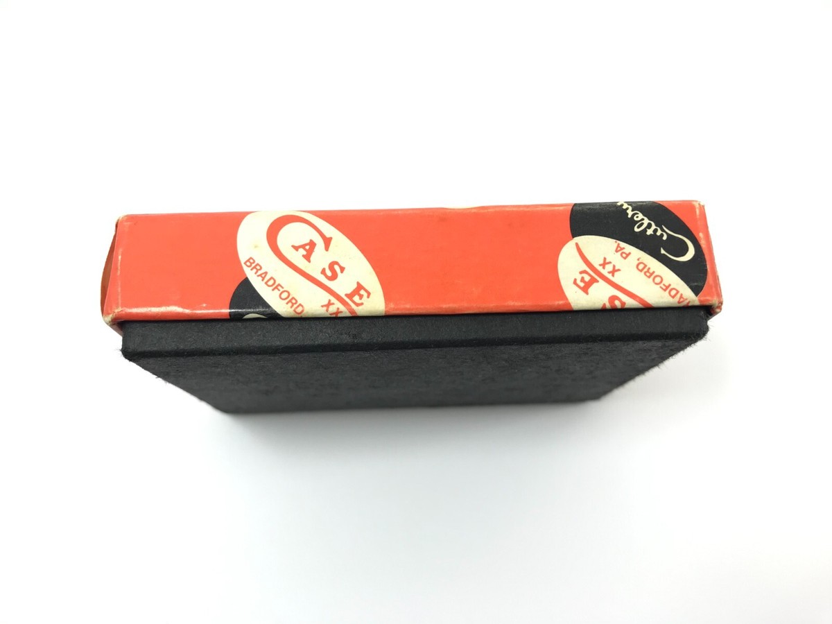 Case XX Orange Pumpkin Box For 6 279 Small Knife EMPTY 8963
