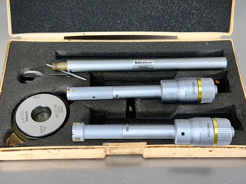Mitutoyo 368-917 Holtest Set .500 - .800 Inside Bore Gage Micrometer Gauge