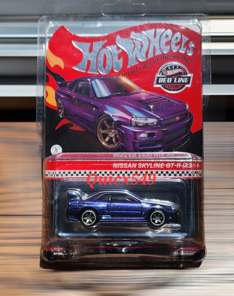 ミニカー Hotwheels RLC skyline GT-R RLC Exclusive sELECTIONs Nissan Skyline GT-R (BNR34