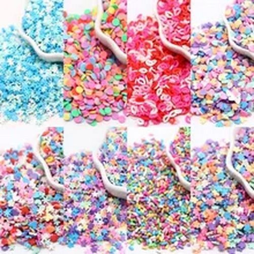 Polymer Clay Slices Fruit Star Flower Clays Slime Filling Craft Nail Art Decor - Picture 2 of 40
