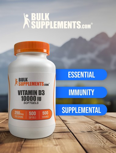 BulkSupplements Vitamin D3 Softgels - Cholecalciferol - Picture 4 of 13