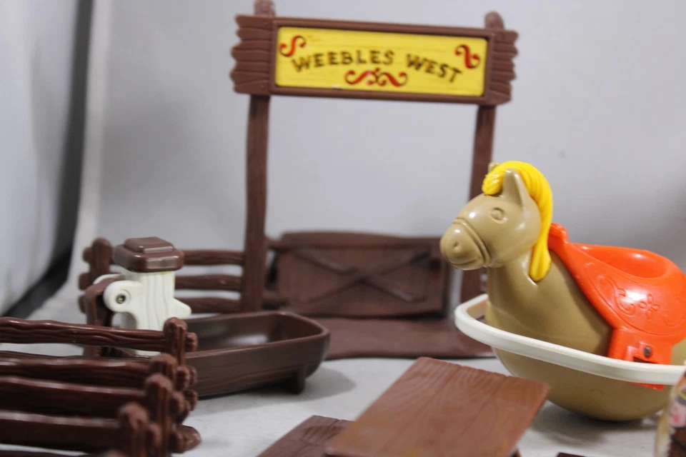 Hasbro Weebles 1974 West Cowboy Farm Ranch - Juego - Lote Foto 2 de 4