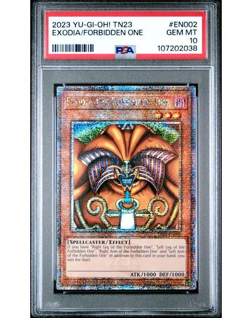 PSA 10 GEM MINT Exodia Forbidden One TN23-EN002 25th Anniversary Tin Dueling Heroes