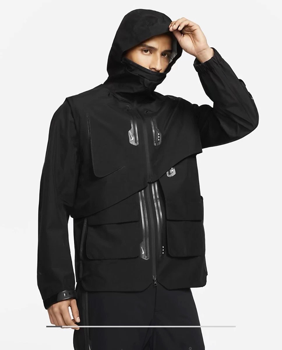 Nike x MMW Mens Black 3 in 1 GoreTex Jacket ALYX Techwear
