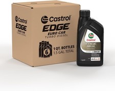 Castrol Edge Euro Car Turbo Diesel 0w-20 Full Synthetic Motor Oil Case Of 6-1qt