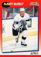 1991-92 Score Canadian - Marty McSorley #217 Kings