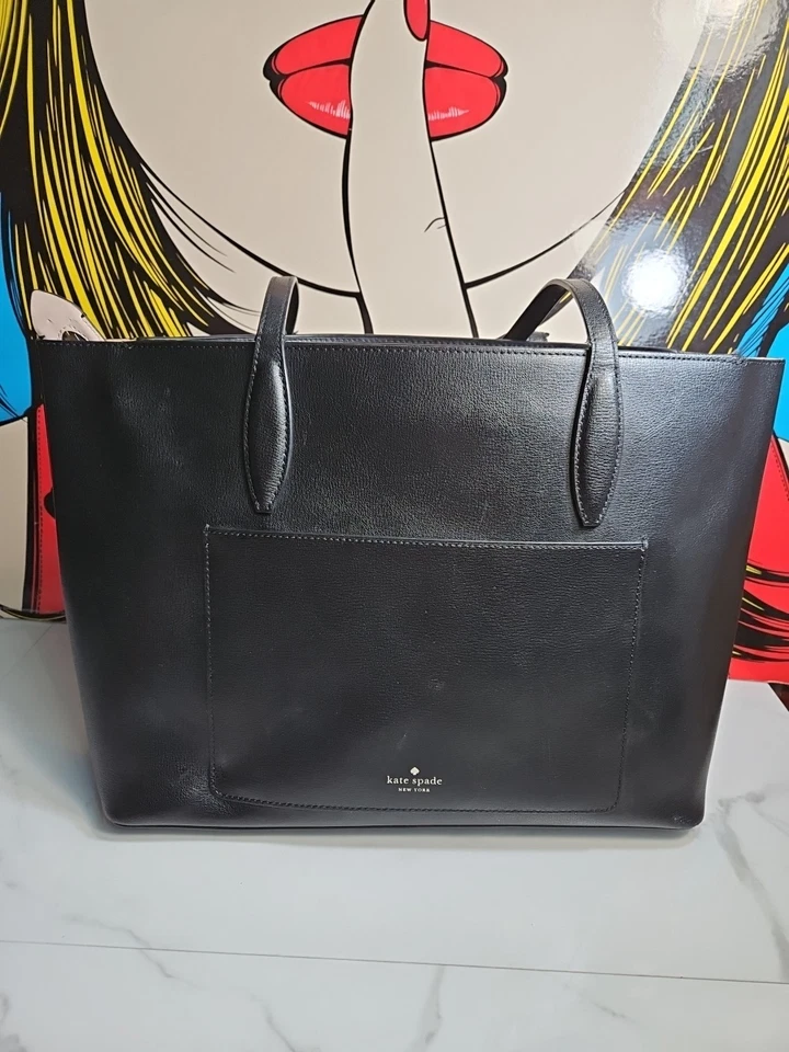 Kate Spade Adel Black Tote Large Shoulderbag 17.5x10.5x5" - Image 2 of 4