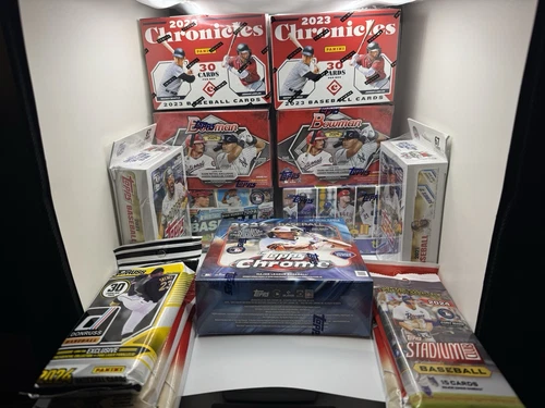 Baseball Sealed Lot-2024 Topps Update Chrome Mega! 6 Blasters/2 Hangers/6 Packs!