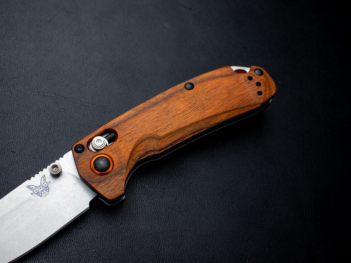 Benchmade North Fork Stabilized Wood 15032 | eBay