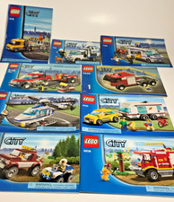 Lot of 8 LEGO CITY Instructions Booklets Manuals Directions Retired