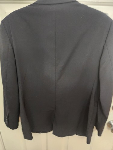 LACOSTE Blazer Men’s Sz 56 XXL Wool/Cotton Classic Navy Sport Coat Double Vent - Picture 6 of 11
