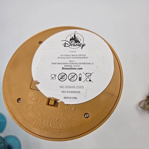 Disney Parks Be Our Guest Light Up Goblets Beauty Beast Cup Gold Castle Souvenir - Picture 7 of 7