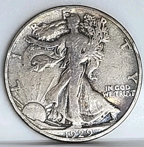 1929 S Walking Liberty Half Dollar ■ XF ■ #4096