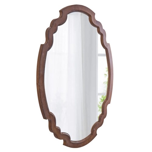 Hanging Farmhouse Oval Mirrors for Wall Decor 16 X 22 Inch, Handmade Burning ...
