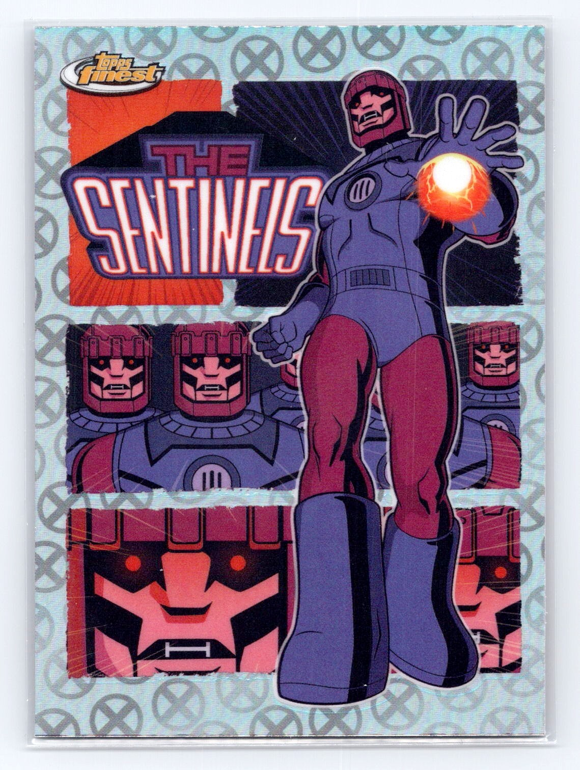 2025 Topps Finest X-Men '97 #RI-10 The Sentinels Men '97 - Remember It
